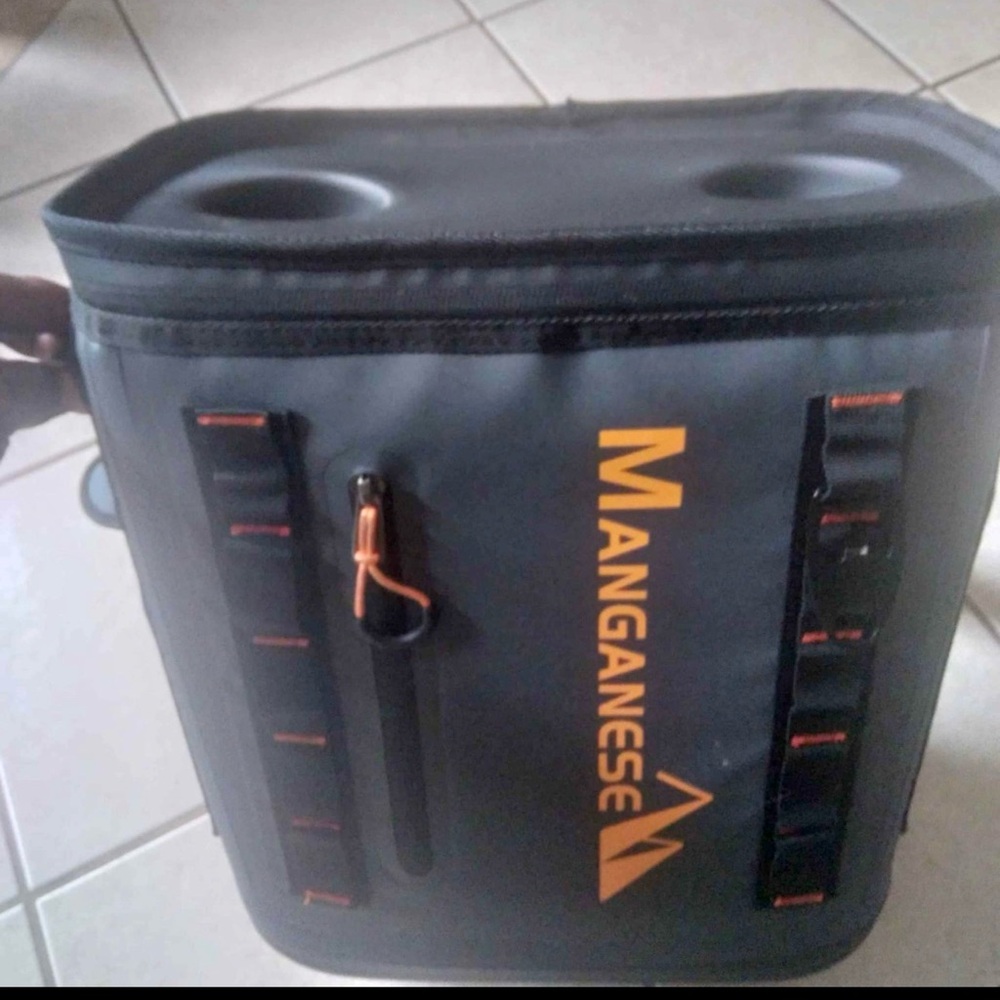 Manga Gray and Orange Men's Backpack